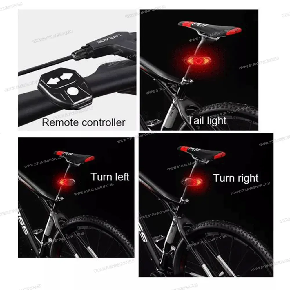 چراغ عقب دوچرخه‌ سواری چراغ راهنمایی دار